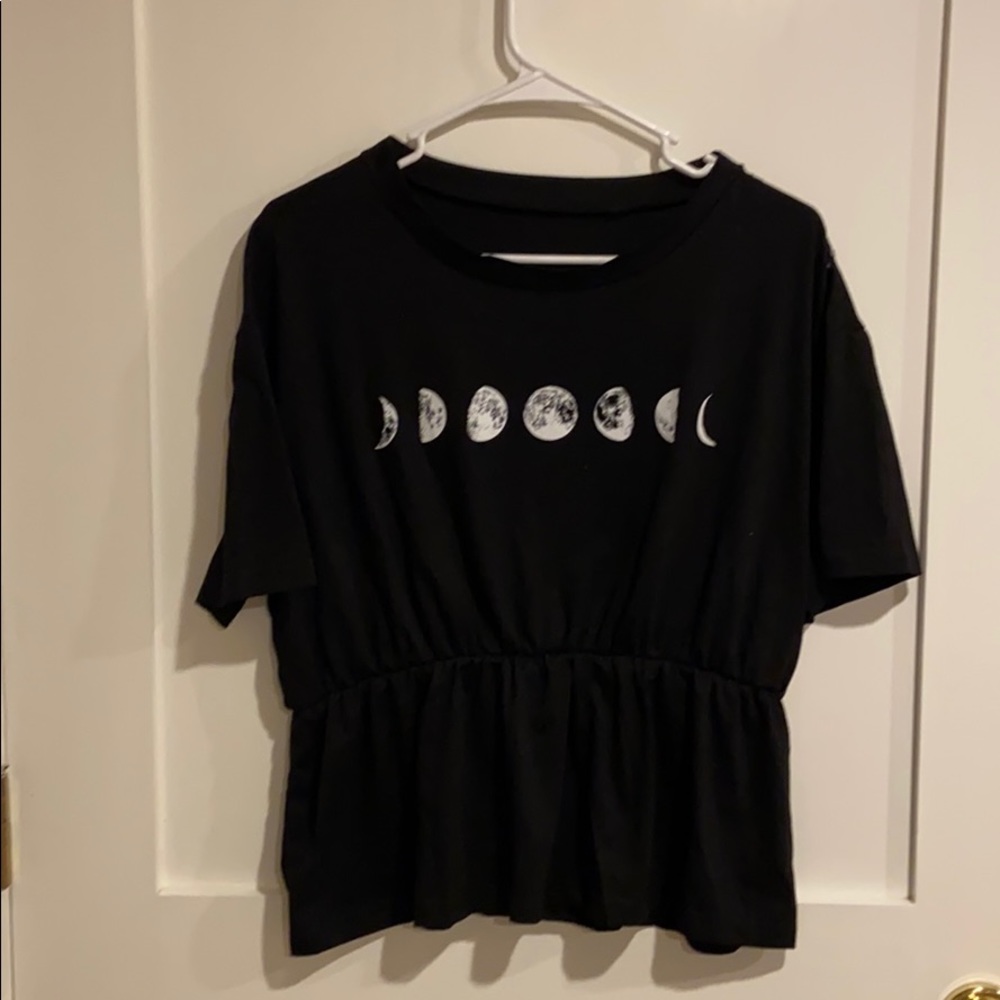 3/10 Phases of the moon peplum tee